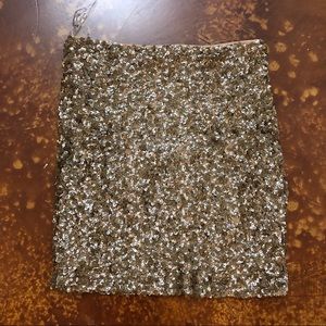 Free People sequin skirt